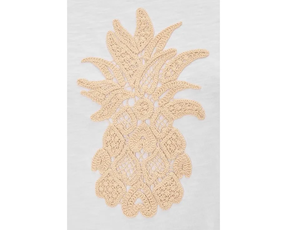 Футболка Tommy Bahama с вышитым ананасом из органического хлопка