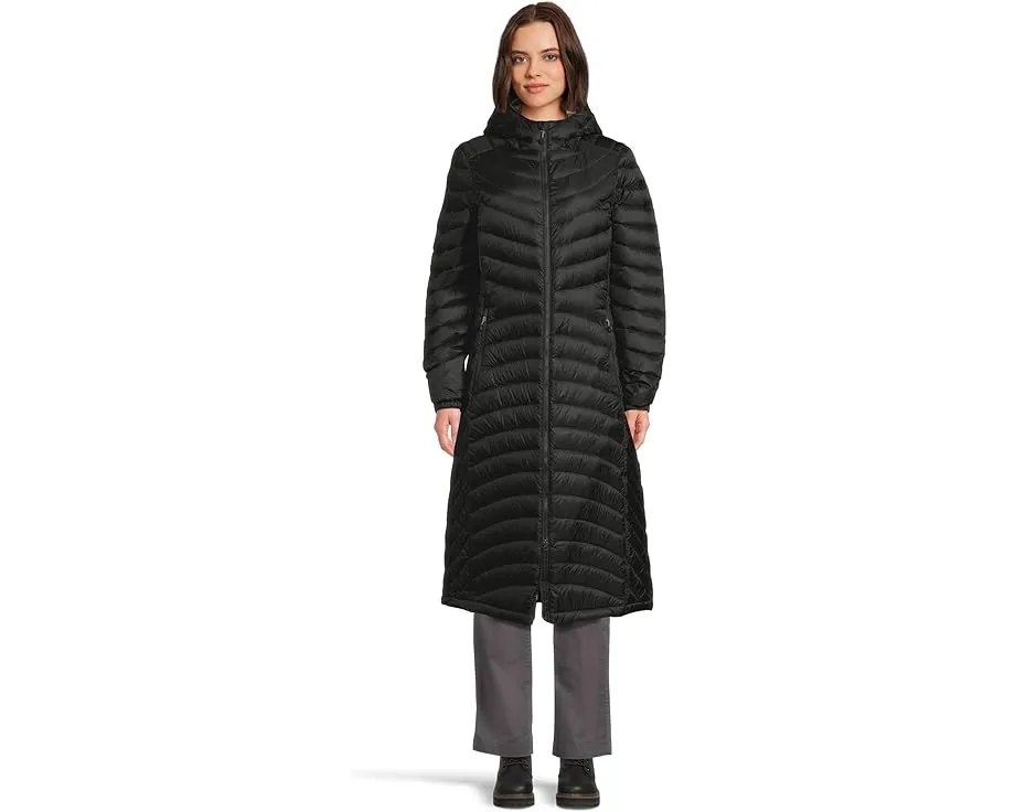 Длинное пуховое пальто L.L.Bean Ultralight 850 Down с капюшоном