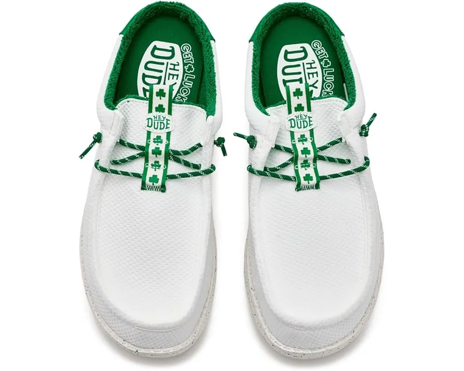 Слипоны Hey Dude Wally Slip Shamrock с текстильно-синтетическим верхом