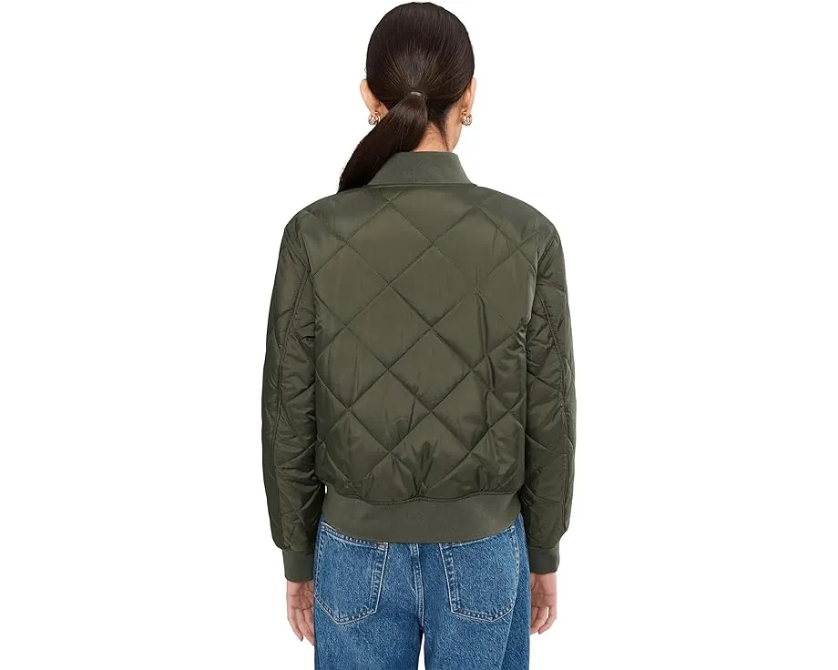 Куртка бомбер Levi's с ромбовидной стежкой и подкладкой Sherpa