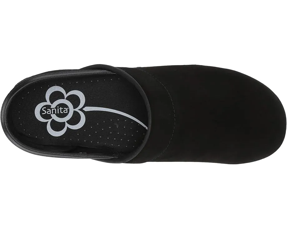 Сабо Sanita Nina из мягкой замши с анатомической стелькой