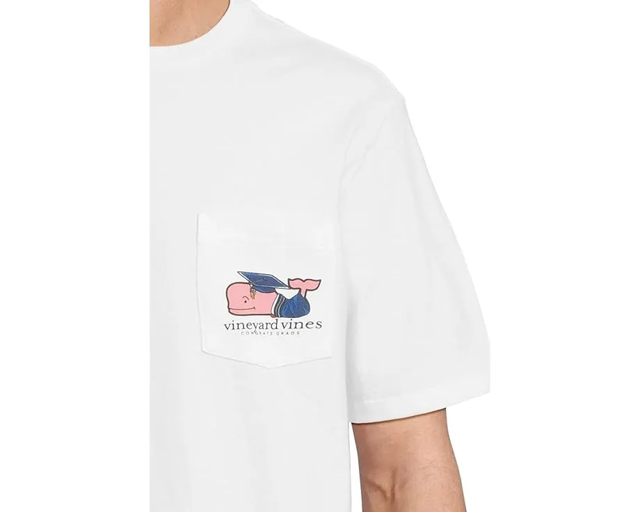 Футболка Vineyard Vines 2025 Graduation Whale с коротким рукавом и принтом