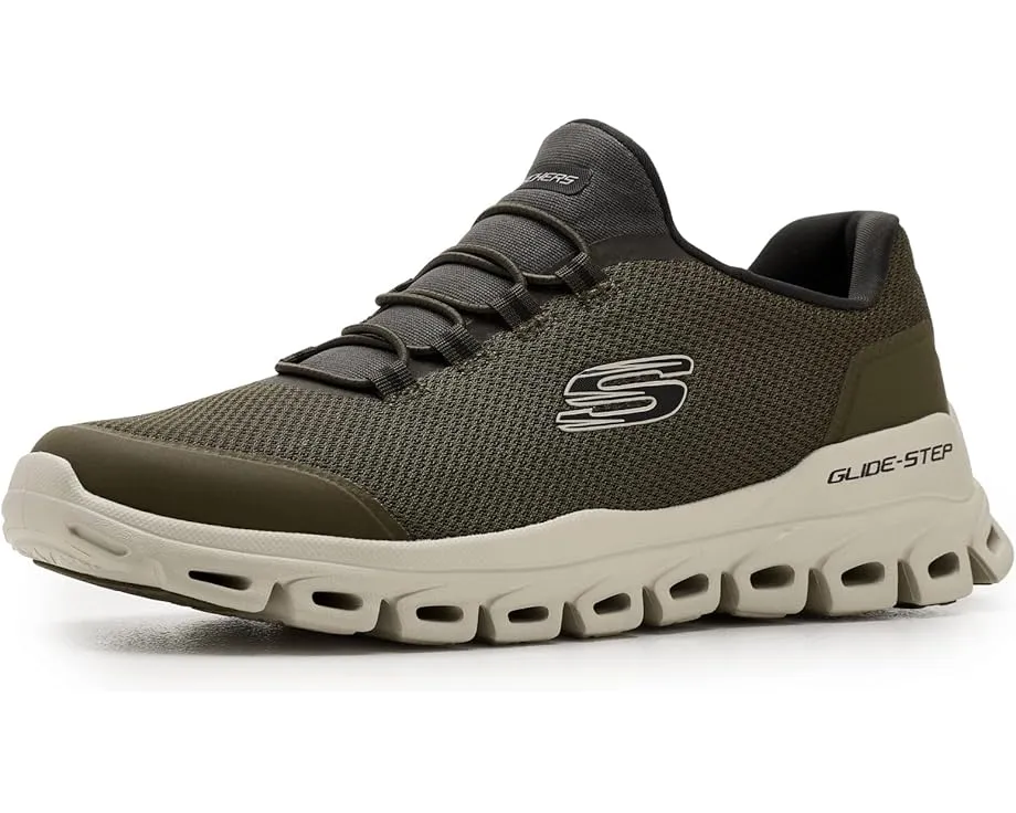 Эластичные кроссовки SKECHERS Glide-Step Noltek с геометрической подошвой