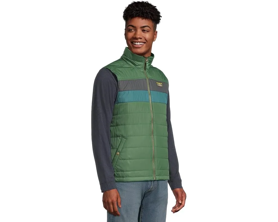 Пуховик L.L.Bean Mountain Classic с цветными блоками и утеплителем ColdShield