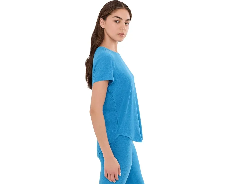Футболка Beyond Yoga Featherweight On The Down Low Tee из влагоотводящей ткани Spacedye
