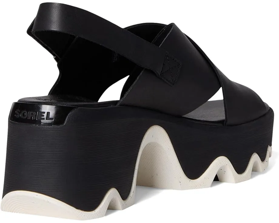Сандалии SOREL Kinetic Aura Slingback с перекрестным ремешком и квадратным каблуком