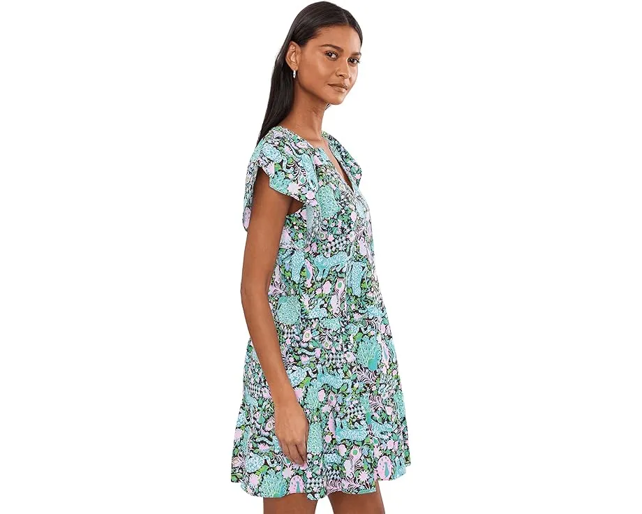 Льняное платье Norella от Lilly Pulitzer с цветочным принтом