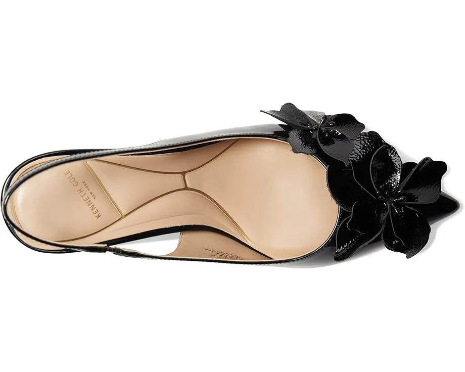 Босоножки Davia на шпильке с острым носком и цветочным декором