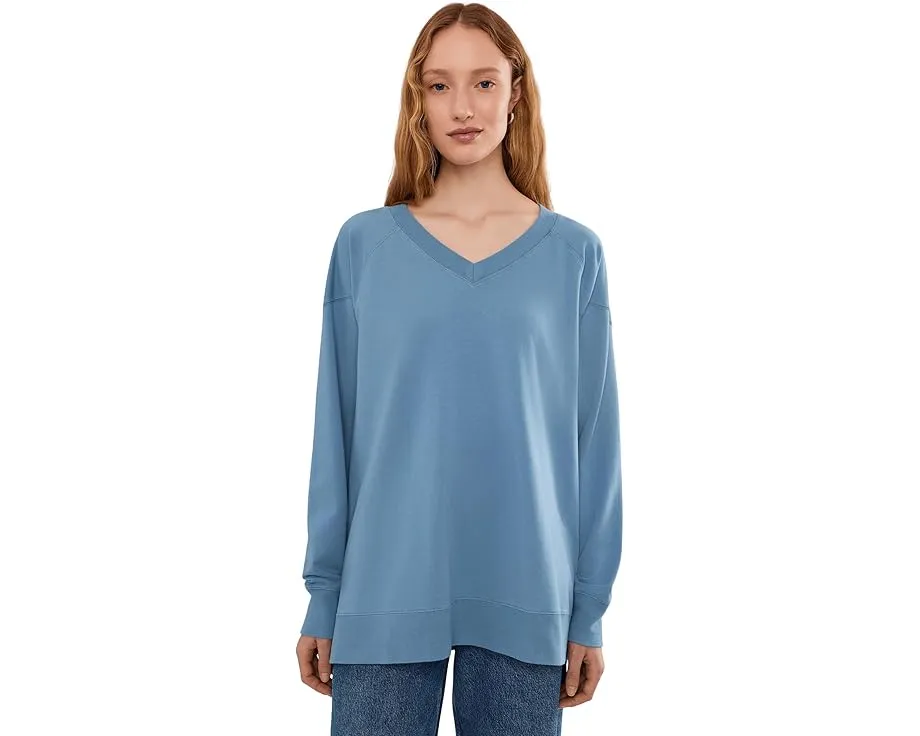 Свитшот Mod-o-doc с V-образным вырезом и длинными рукавами