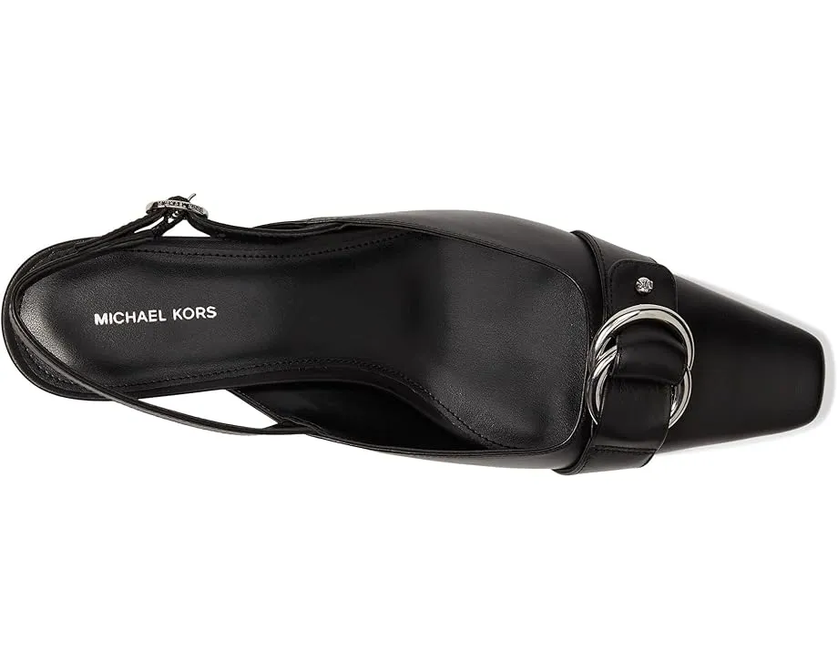 MICHAEL Michael Kors туфли Jaden Kitten Sling на низком каблуке с удлиненным носком