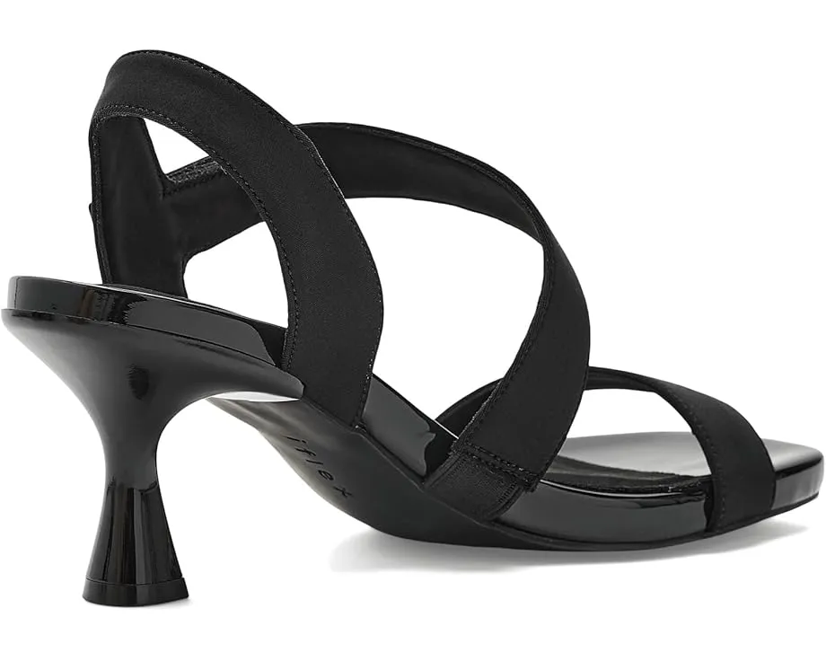 Босоножки Anne Klein Justin из стрейч-материала на каблуке-рюмочке