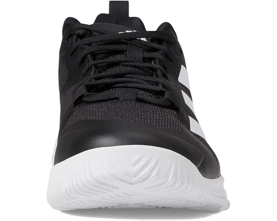 Кроссовки Adidas Court Team Bounce 2.0 с текстильным верхом и фирменными полосками