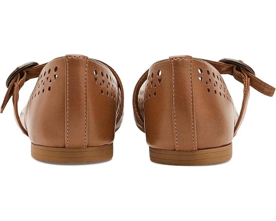 Балетки Tiara в стиле Mary Jane с перфорацией от EuroSoft