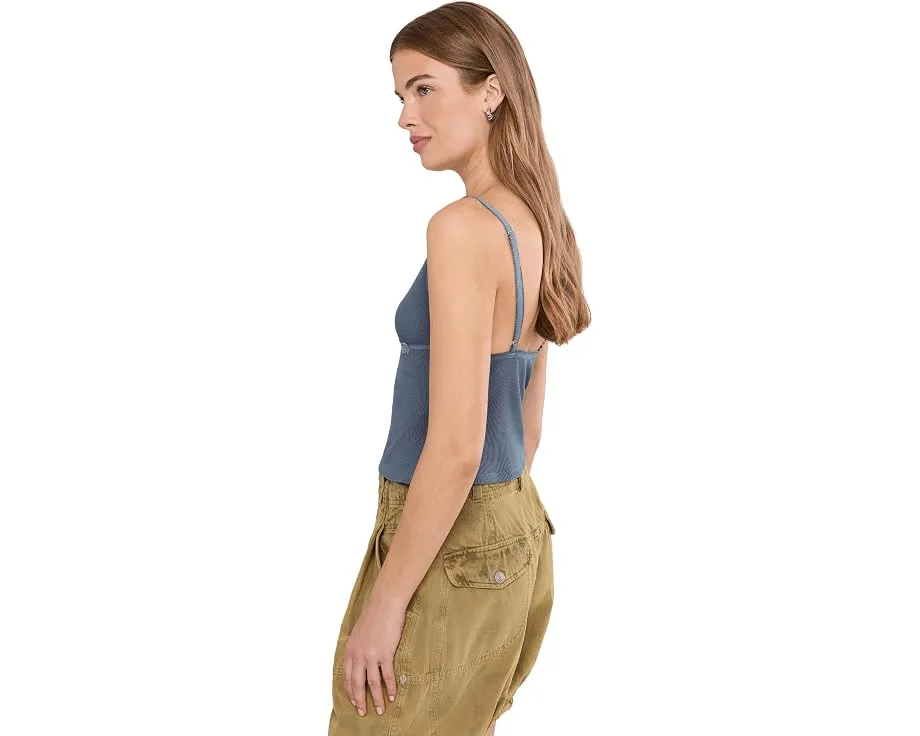 Топ Made You Blush Lounge Tan от Free People с V-образным вырезом