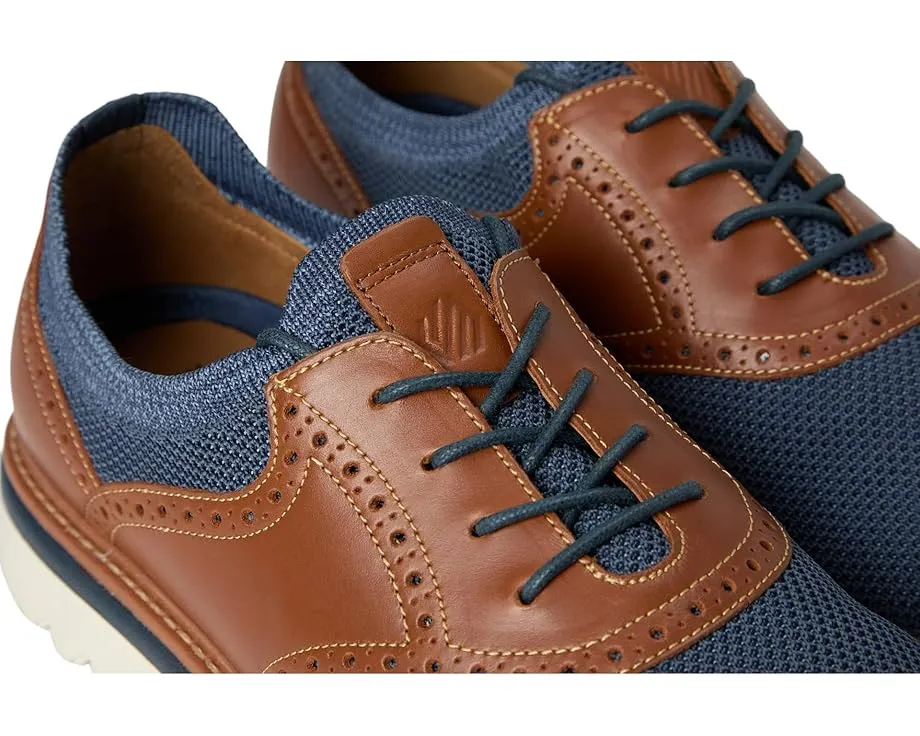 Johnston & Murphy Braydon Knit Saddle с трикотажным верхом и подошвой TRUFOAM