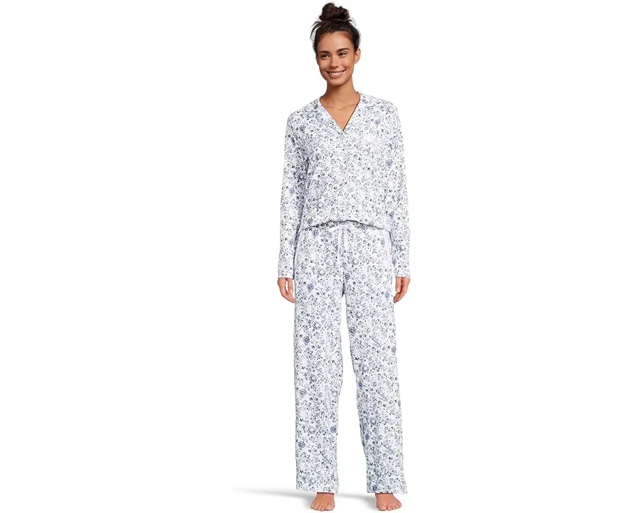 Пижамный комплект Karen Neuburger Riviera Getaway Girlfriend с карманами