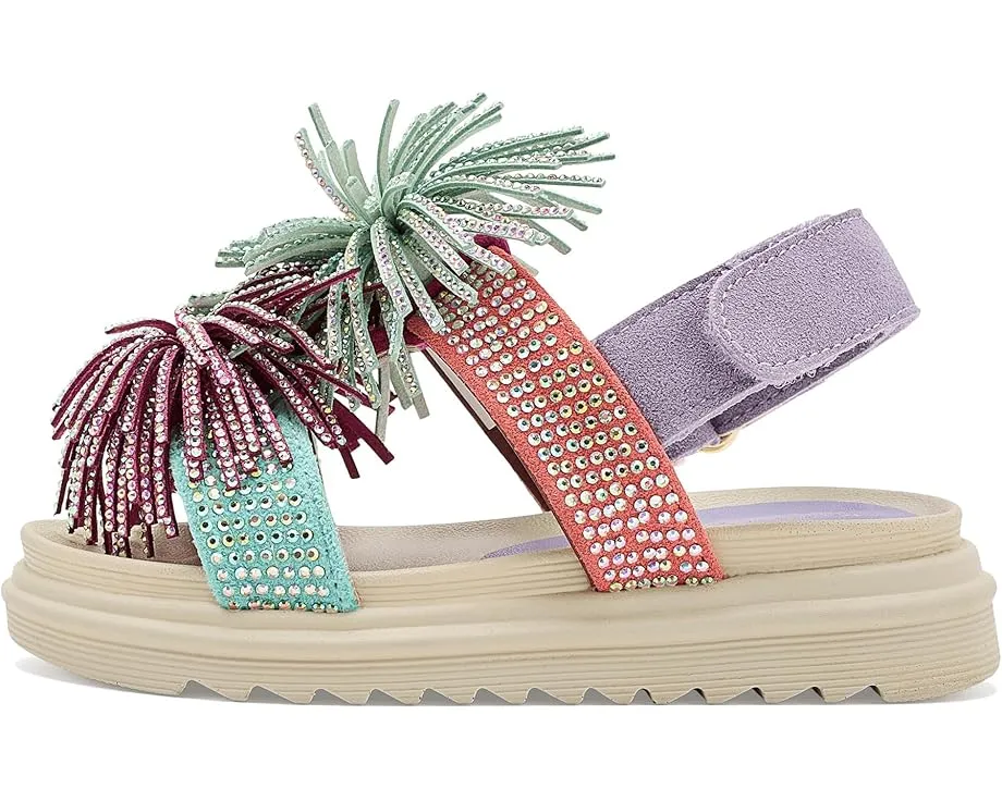 Детские сандалии Kurt Geiger London Orson Fringe с помпонами на мягкой коже