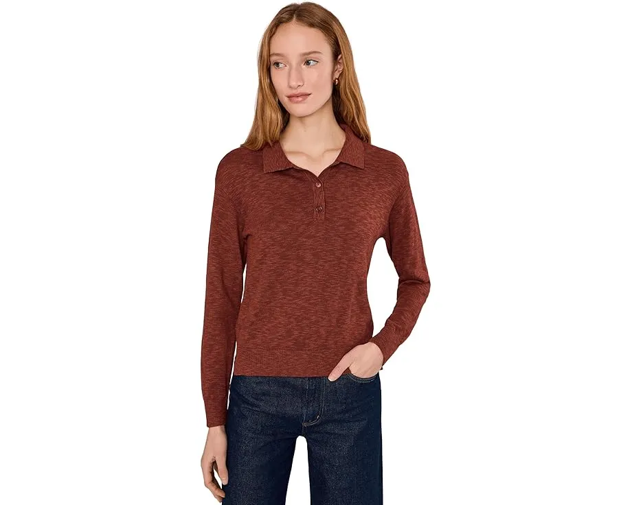 Свитер с длинным рукавом и воротником-поло Mod-o-doc