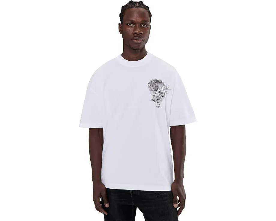 Футболка AllSaints Mysteries с коротким рукавом и принтом