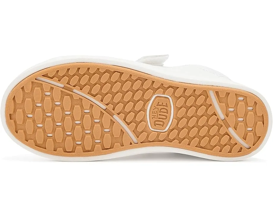 Hey Dude Kids Paul Pro Classic кожаные ботинки с липучкой и эластичной шнуровкой