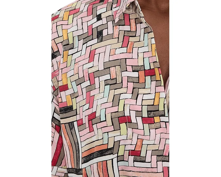 Платье NIC+ZOE Colorweave Devon силуэта трапеция с запахом