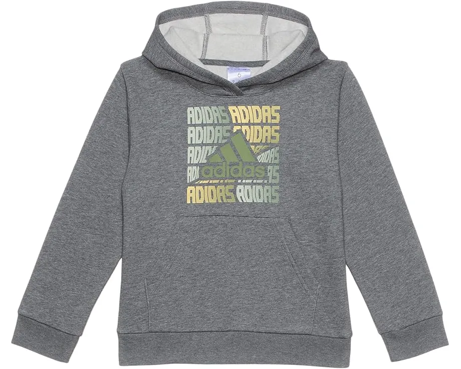 Толстовка Adidas Brand Graphic Heather Fleece для малышей и детей