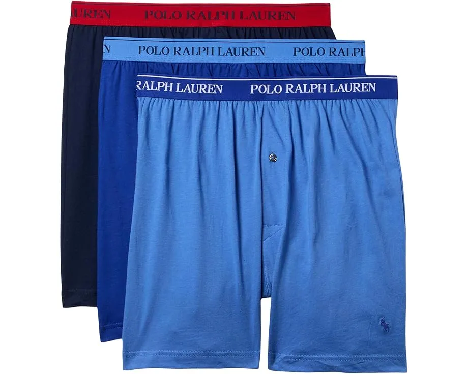 Трусы-боксеры Polo Ralph Lauren Classic Fit 3 пары из влагоотводящего хлопка
