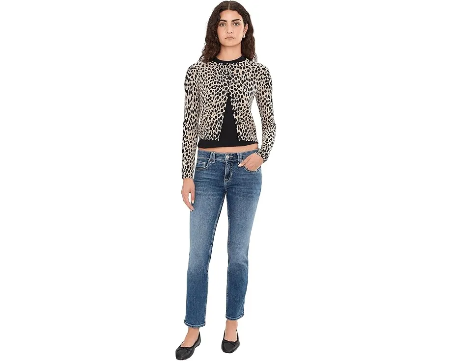 Джинсы Free People Oracle Low Rise Slim Straight с заниженной талией