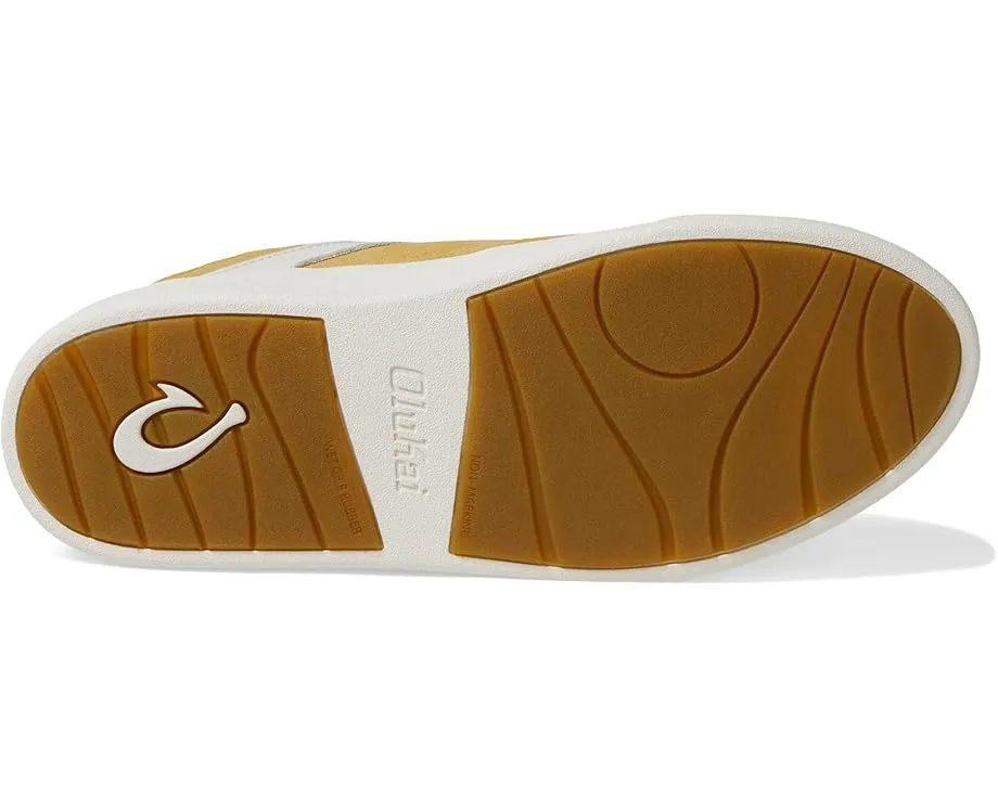 Кроссовки OluKai Ha‘Upu из кожи и замши с гелевой стелькой и отстёгивающейся пяткой