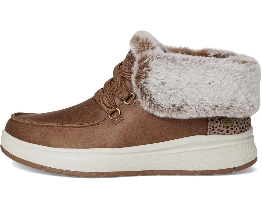 BOBS from SKECHERS ботинки Hands Free Slip-ins с искусственным мехом и памятью формы