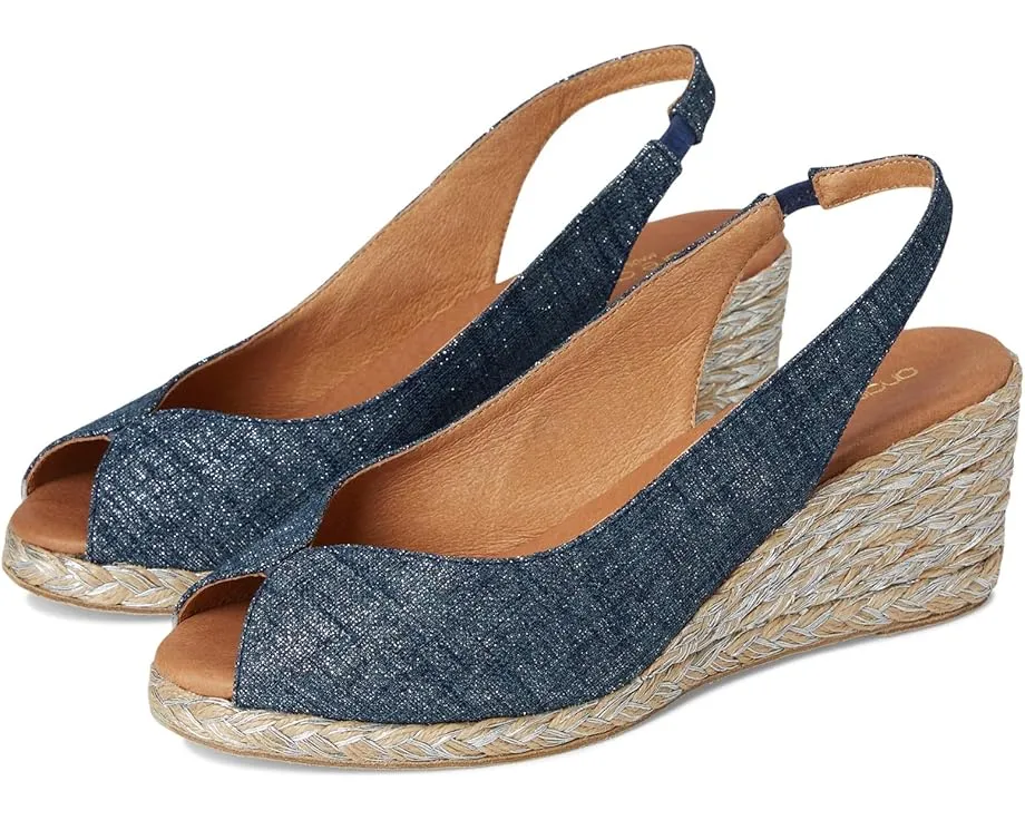 Andre Assous Сандалии Audrey на танкетке с плетеным верхом