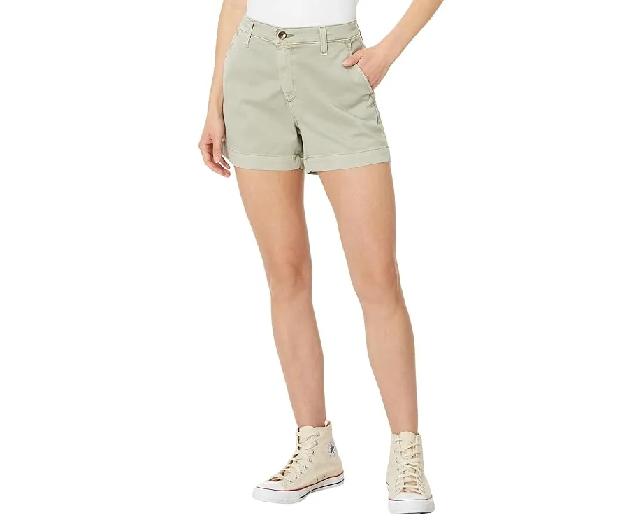 Шорты Caden Short из легкого твила с эластаном AG Jeans в цвете Sulfur Dried Parsley