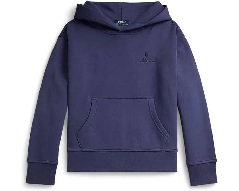 Худи Polo Ralph Lauren Kids Big Fit с логотипом из флиса для детей старшего возраста