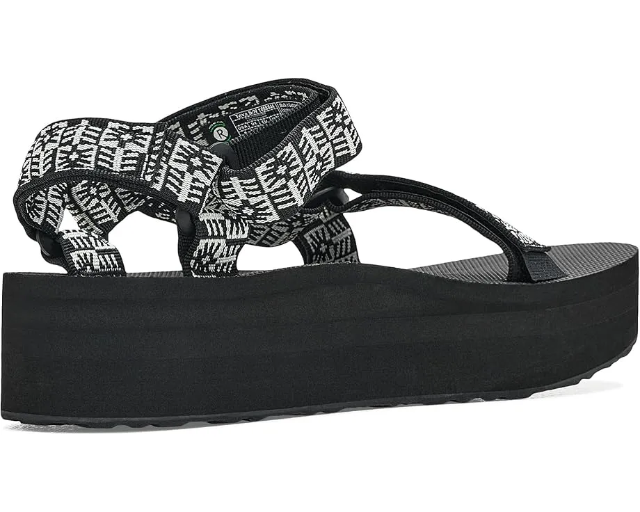 Сандалии Teva Flatform на платформе с ремешками из переработанного полиэстера