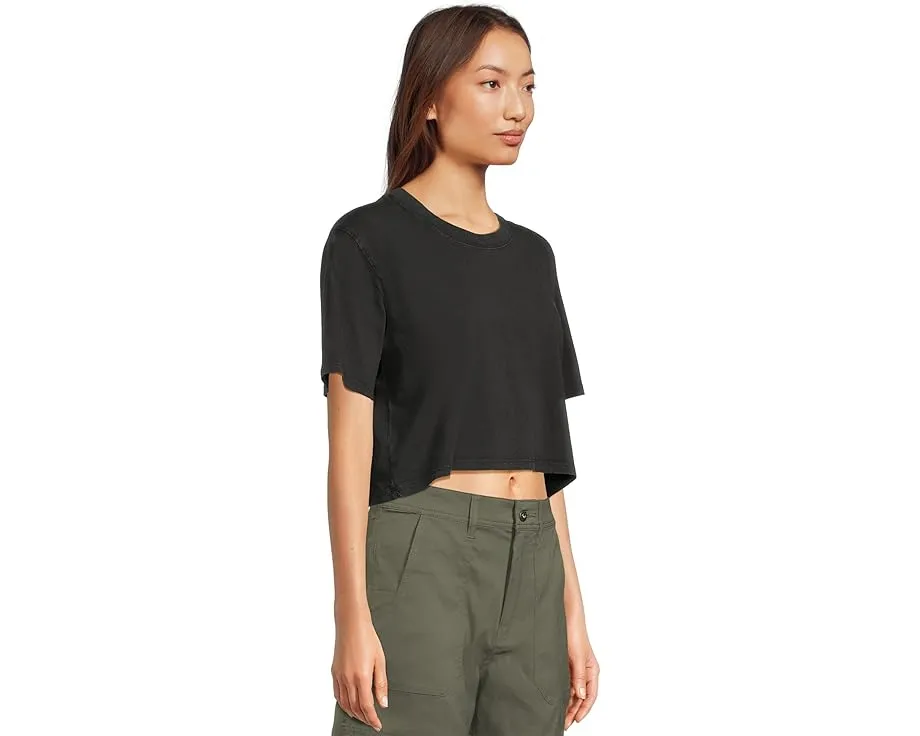 Кроп-топ Prana Everyday из органического хлопка с коротким рукавом