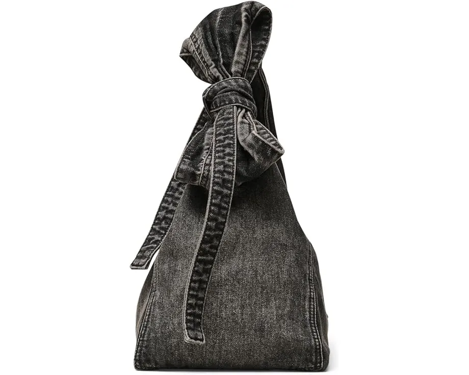 Marc Jacobs джимсовый мешок The Bow Denim с бантом на ремне