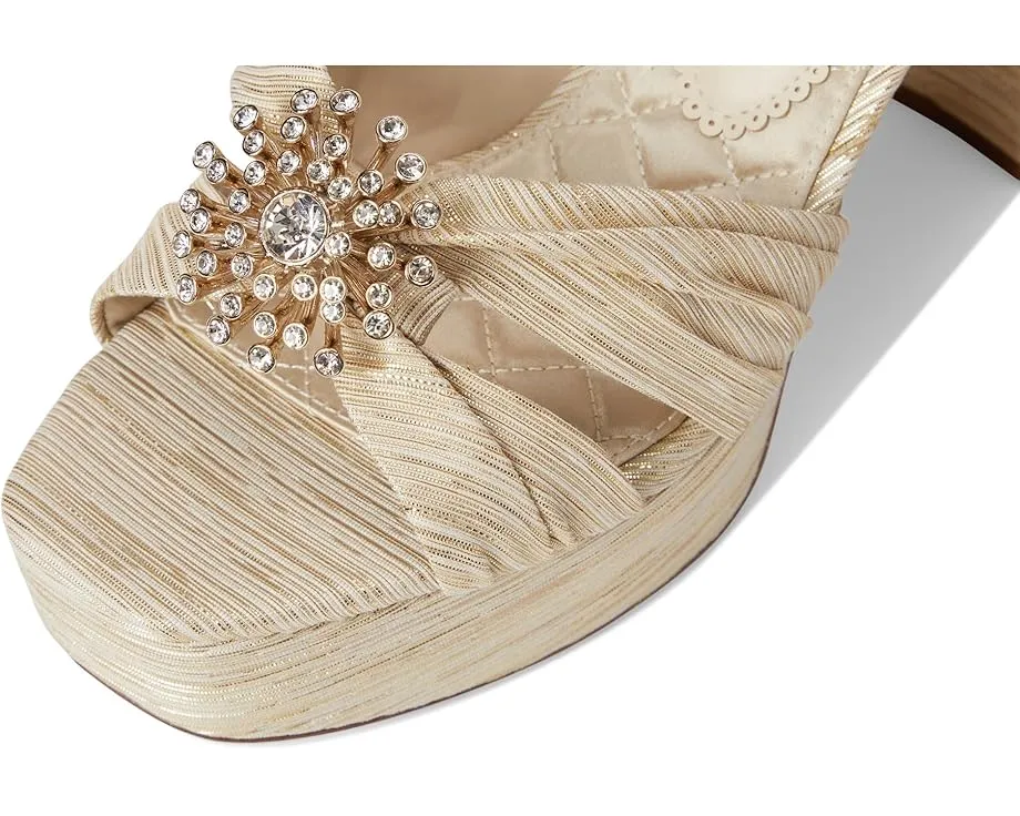 Сандалии Sam Edelman Janelle на платформе с квадратным носком и декором из кристаллов