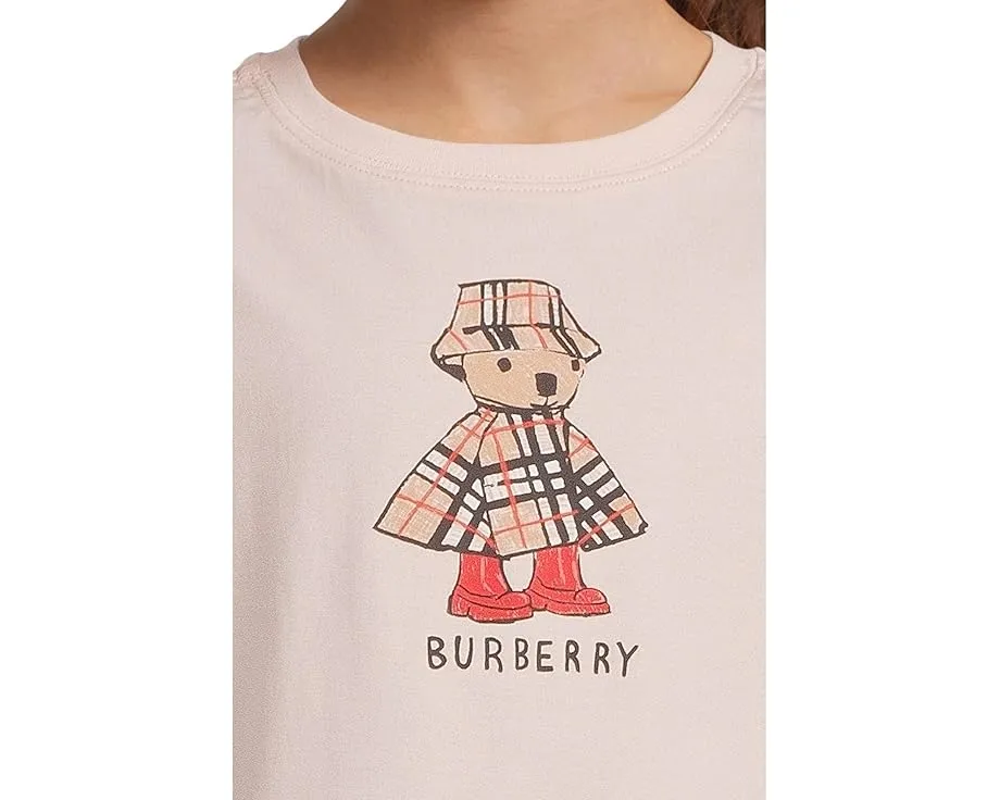 Футболка Cedar Teddy Cape от Burberry Kids с резинкой на горловине