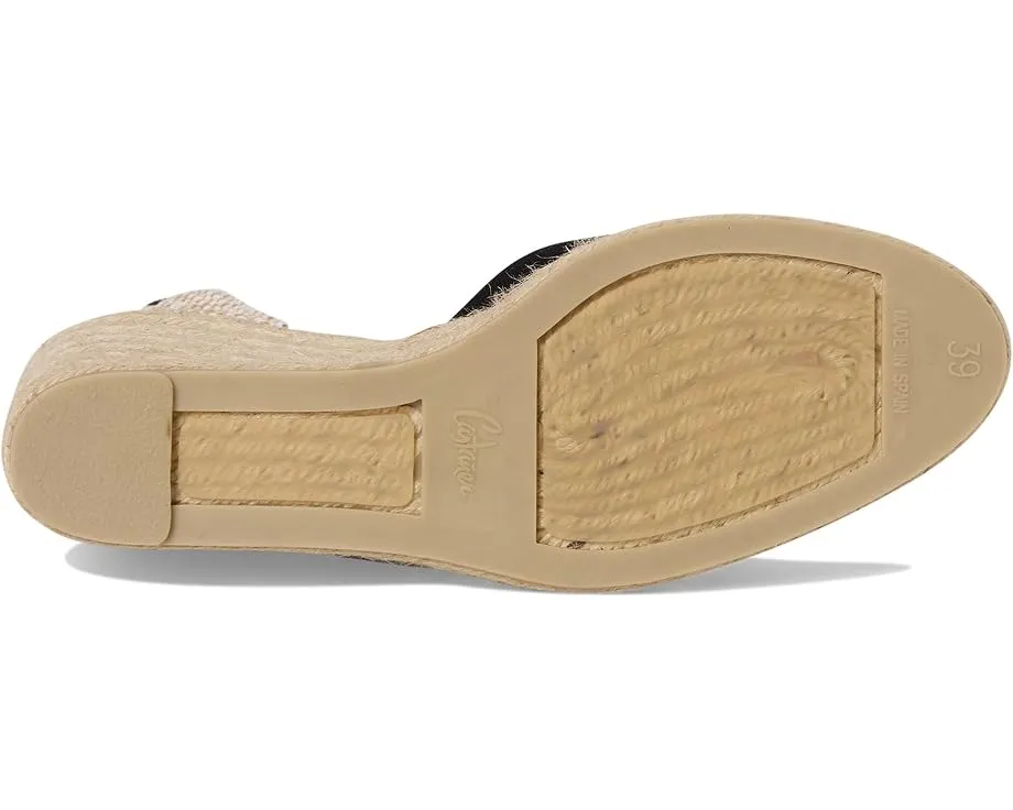 Эспадрильи CASTANER Carina 80 на платформе с клином и ремешком на щиколотке