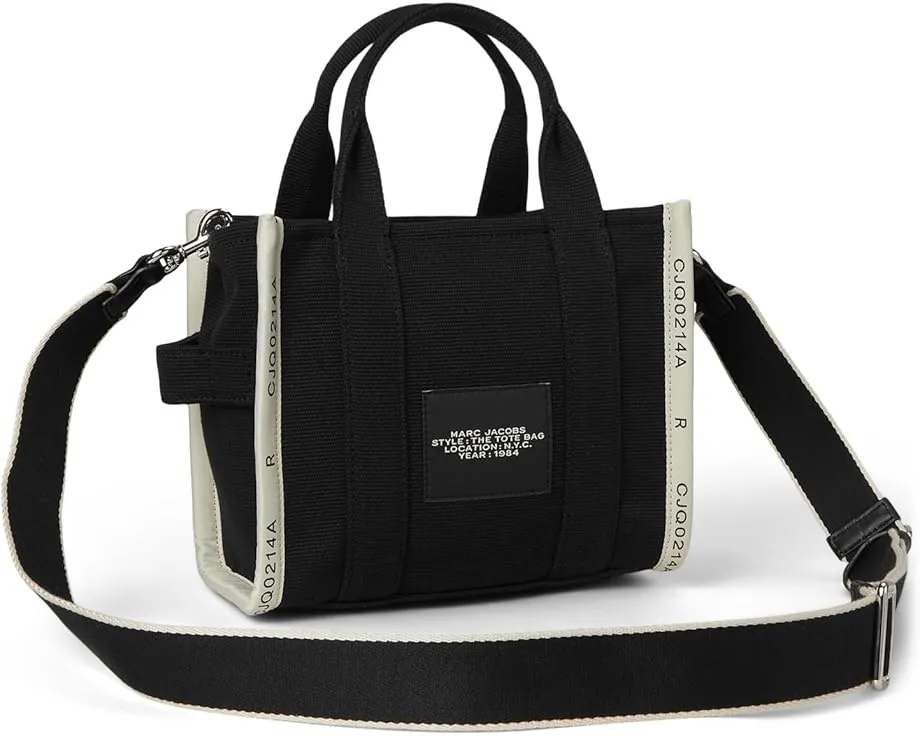 Маленькая сумка-тоут Marc Jacobs The Small Tote с брендовой надписью