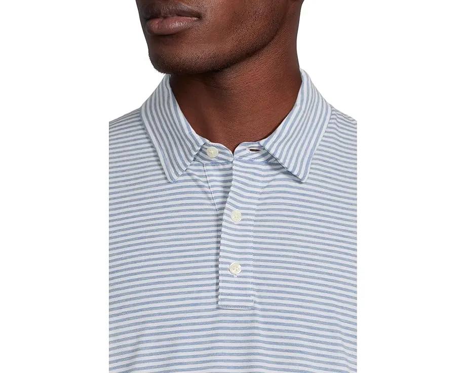 Поло Comfort Stretch Performance Pima от L.L.Bean с коротким рукавом в полоску