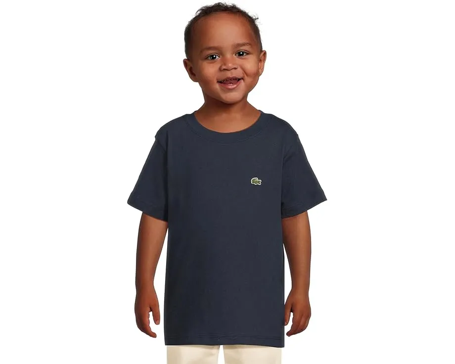 Футболка Lacoste Kids Core с вышитым крокодилом из хлопка