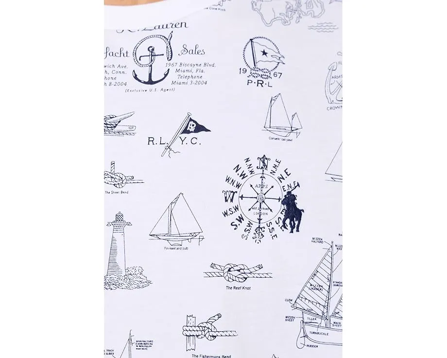 Футболка Polo Ralph Lauren Classic Fit Nautical Jersey с принтом
