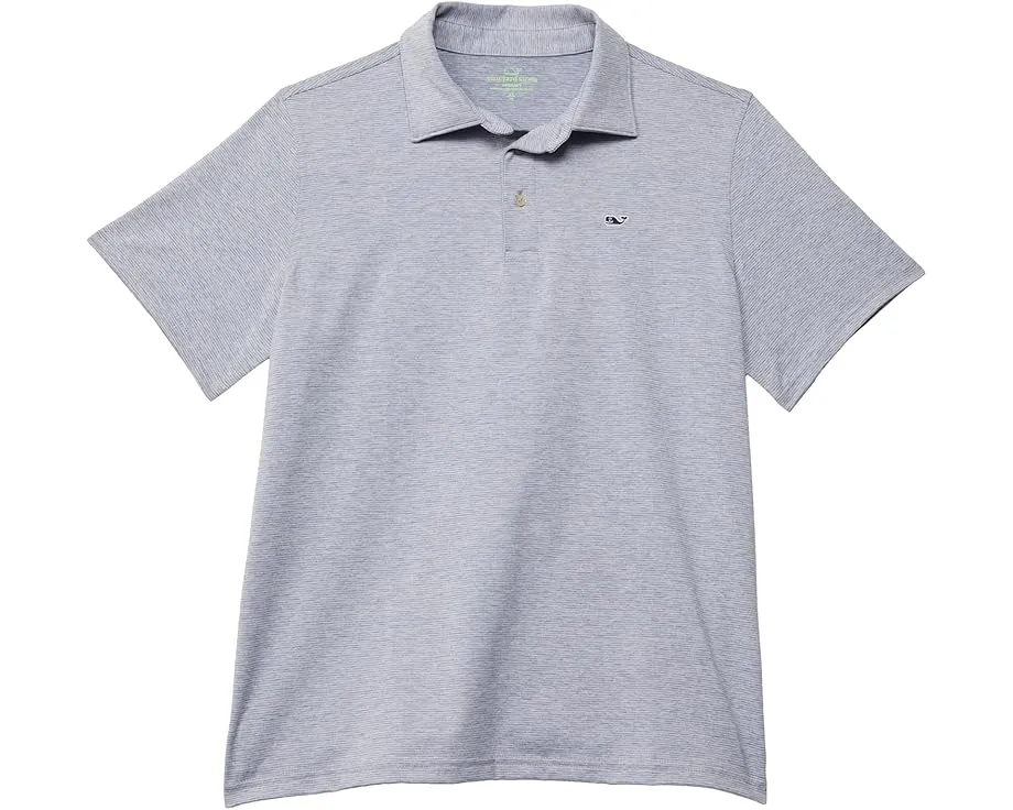 Детская поло Vineyard Vines St. Jean Stripe Sankaty с коротким рукавом и логотипом