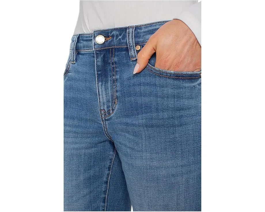 Liverpool Los Angeles Marley Mid-rise Girlfriend джинсы с манжетами