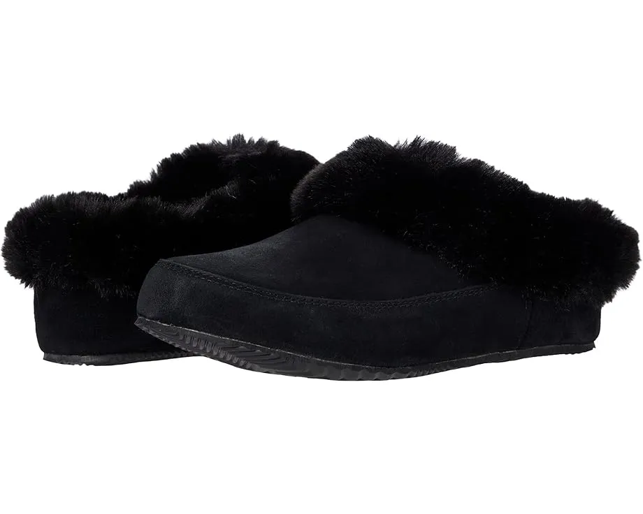 Домашние тапочки Sorel Go с искусственным мехом и резиновой подошвой