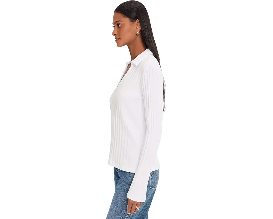 Топ Liyah с длинным рукавом и воротником от Michael Stars