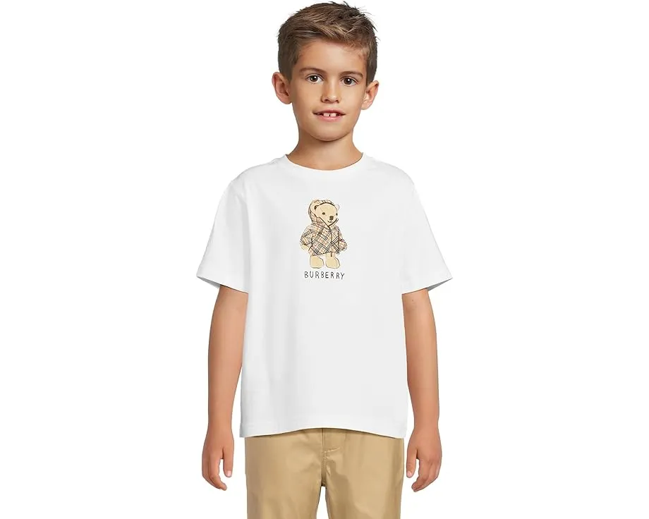 Burberry Kids футболка Cedar Teddy с мишкой для детей