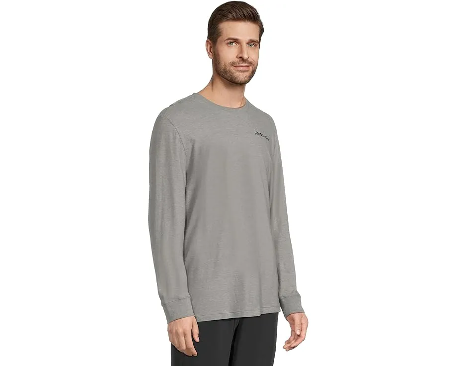 Футболка Smartwool Gondola View Long Sleeve Graphic Tee с принтом на спине