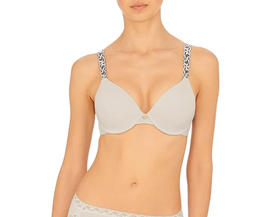 Бюстгальтер Natori Pure Luxe Contour с косточками и кружевом